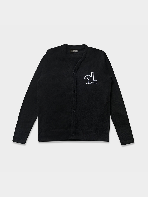 BLACK YL CARDIGAN