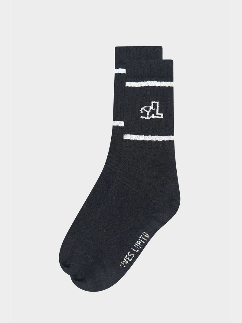 BLACK YL SOCKS