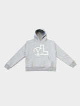 GREY YL LOGO HOODIE