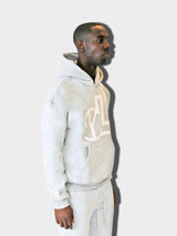 GREY YL LOGO HOODIE