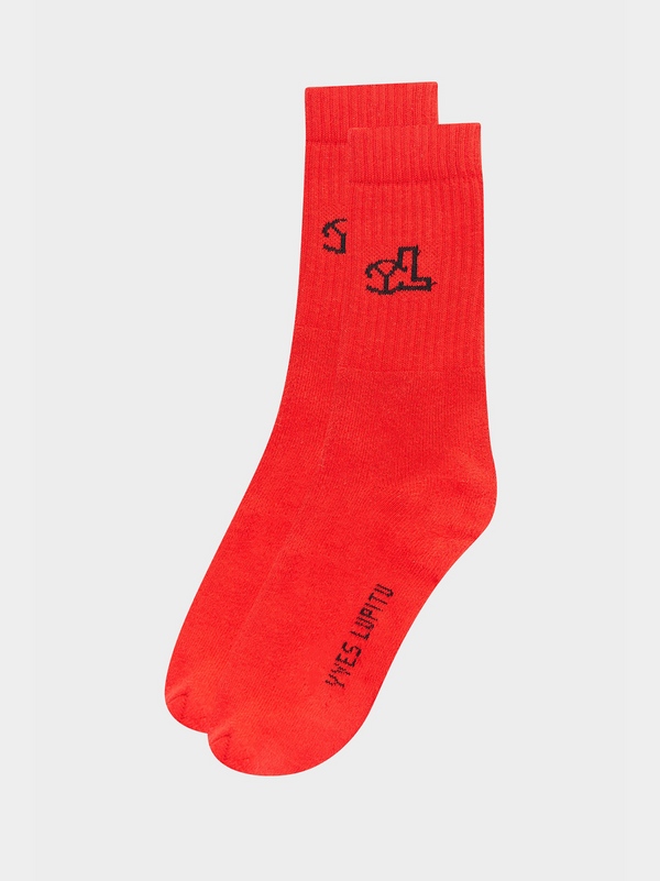 RED YL SOCKS