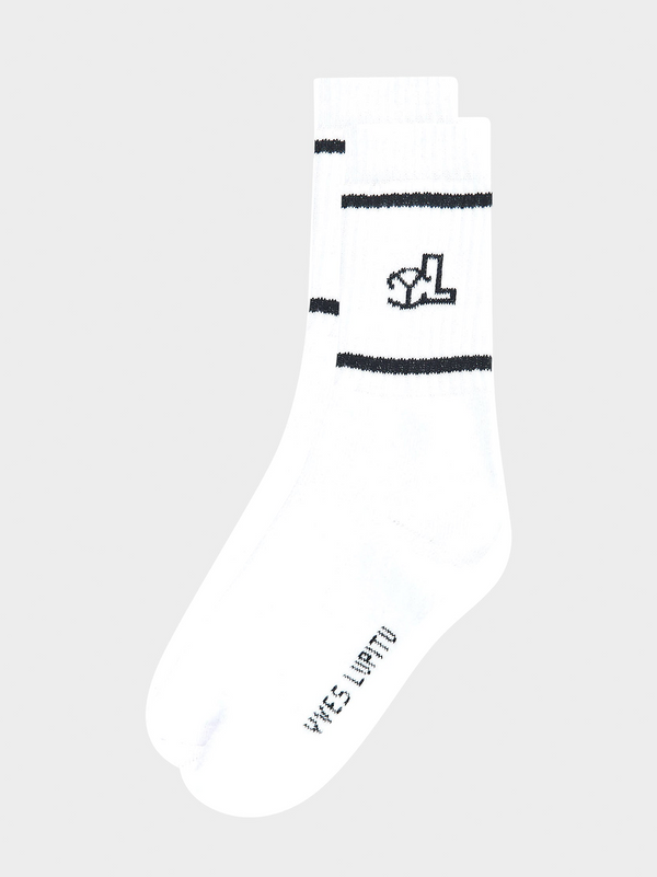 WHITE YL SOCKS