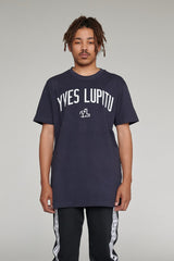 YVES LUPITU CLUB DARK BLUE TEE