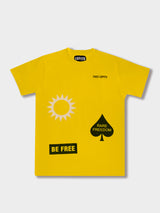 BE FREE YELLOW YL TEE - YVES LUPITU