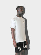 YL WHITE BASIC TEE