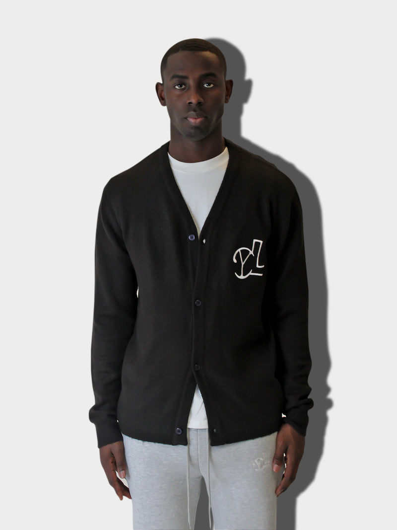 BLACK YL CARDIGAN