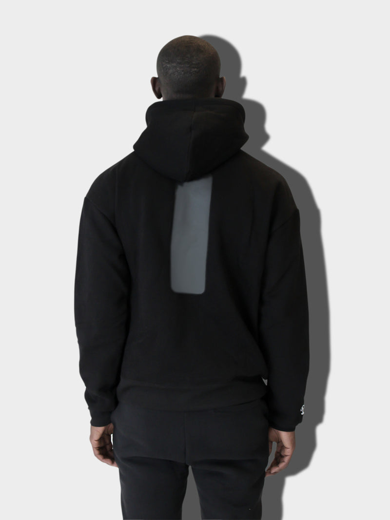 BLACK YL LOGO HOODIE