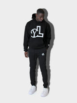 BLACK YL LOGO JOGGER PANT