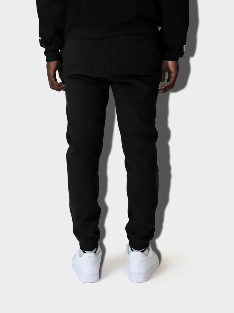 BLACK YL LOGO JOGGER PANT