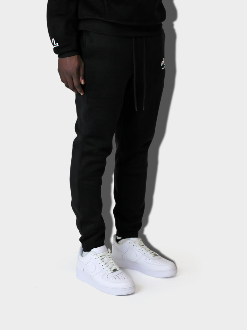 BLACK YL LOGO JOGGER PANT