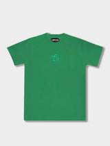 YVES LUPITU DEBOSSED GREEN TEE