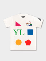 DOMINO WHITE YL TEE