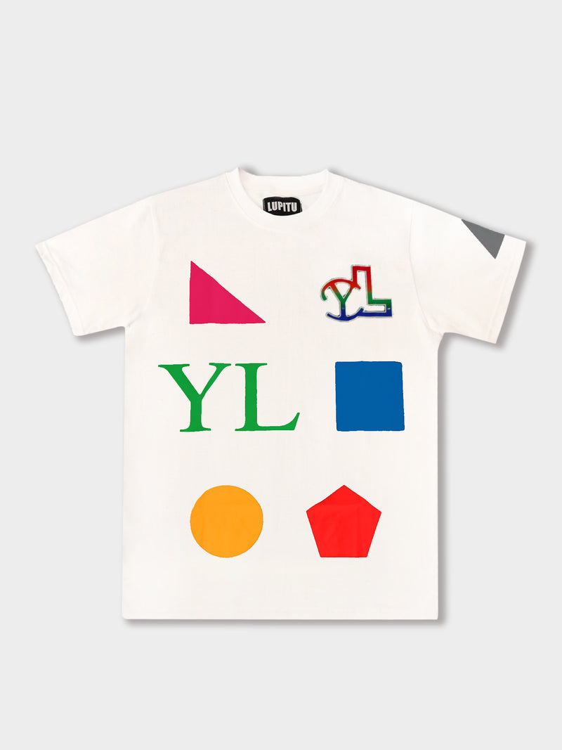 DOMINO WHITE YL TEE