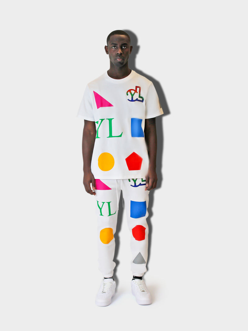 DOMINO WHITE YL TEE