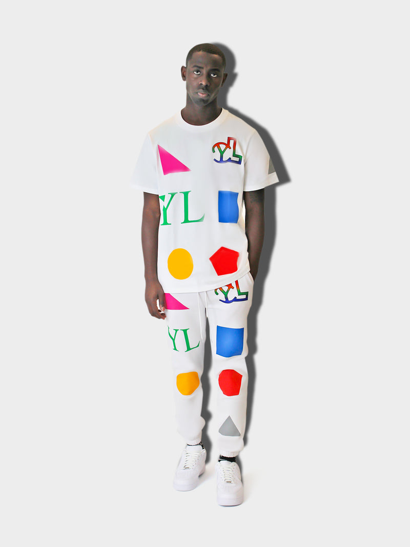 DOMINO WHITE YL TEE