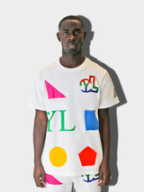 DOMINO WHITE YL TEE