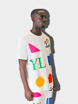 DOMINO WHITE YL TEE