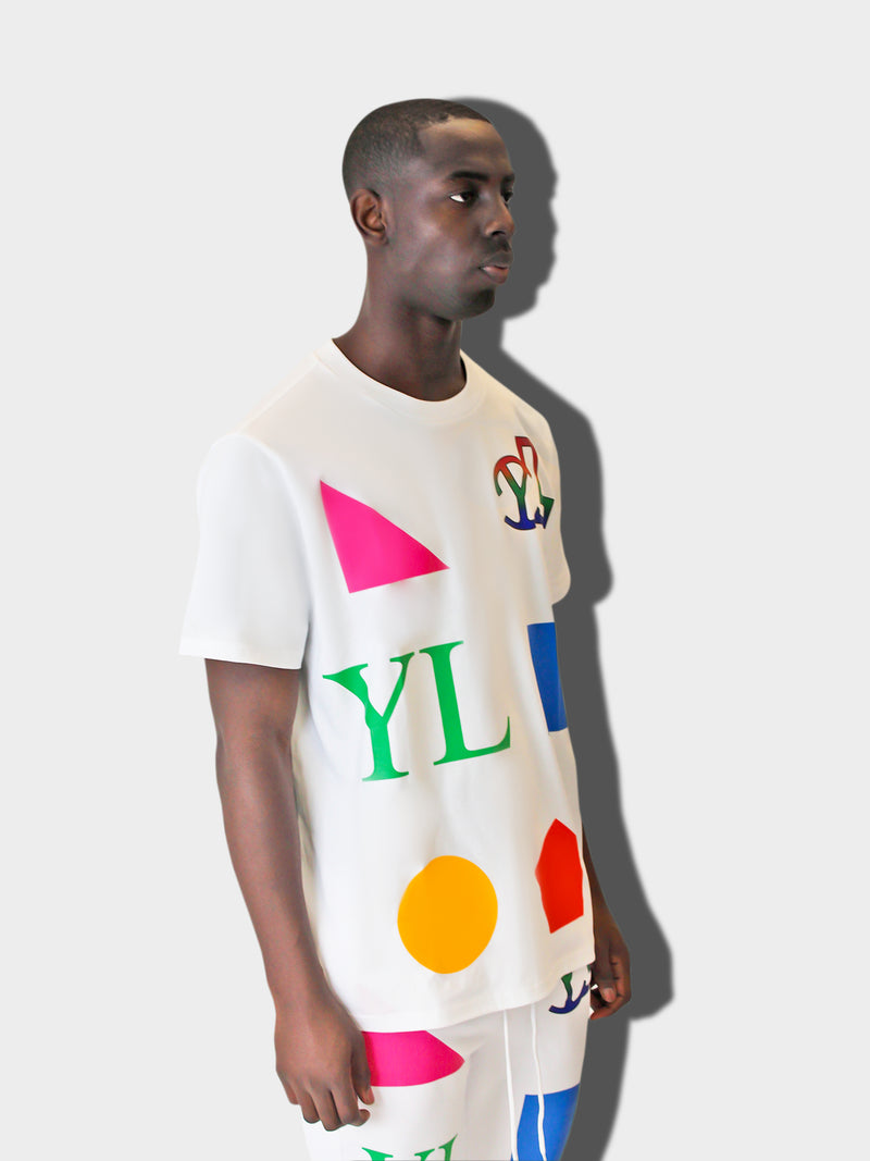 DOMINO WHITE YL TEE