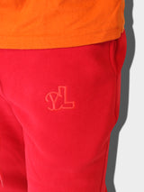 FULL RED YL LOGO JOGGER PANT