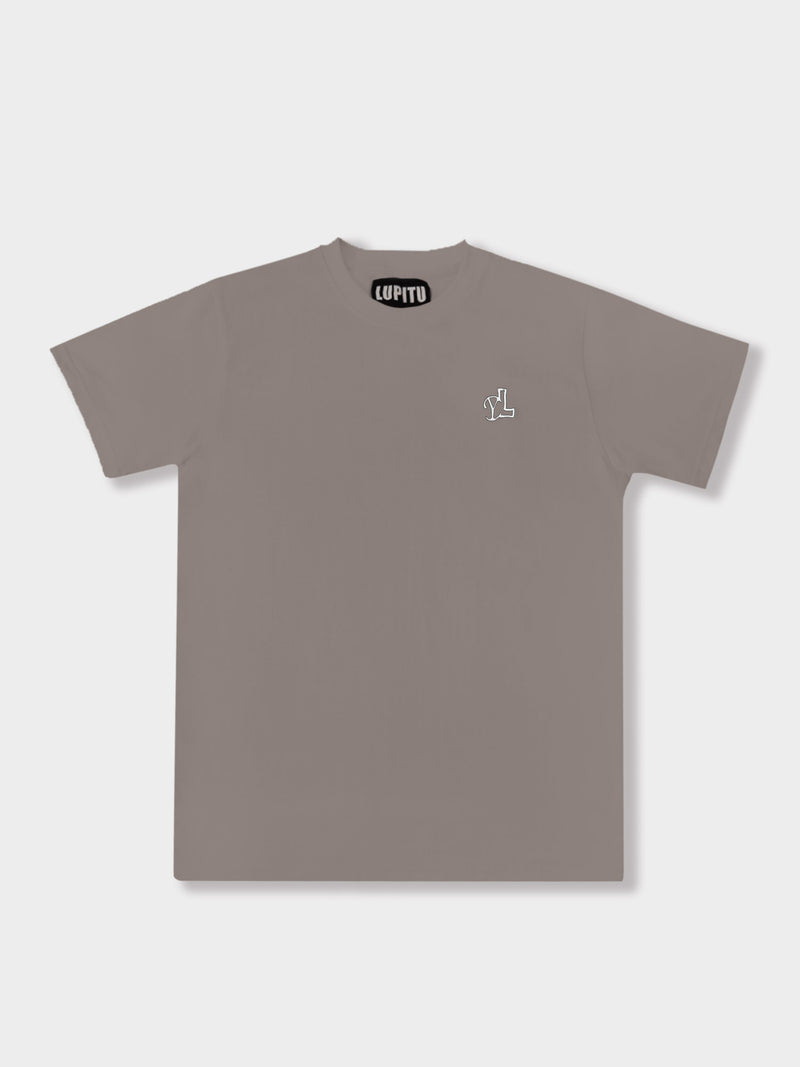 YL GREY BASIC TEE - YVES LUPITU