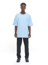 LIGHT BLUE OVERSIZE YVES LUPITU TEE - YVES LUPITU