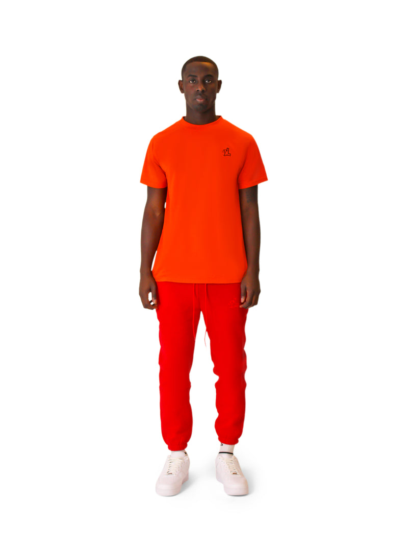 FULL RED YL LOGO JOGGER PANT