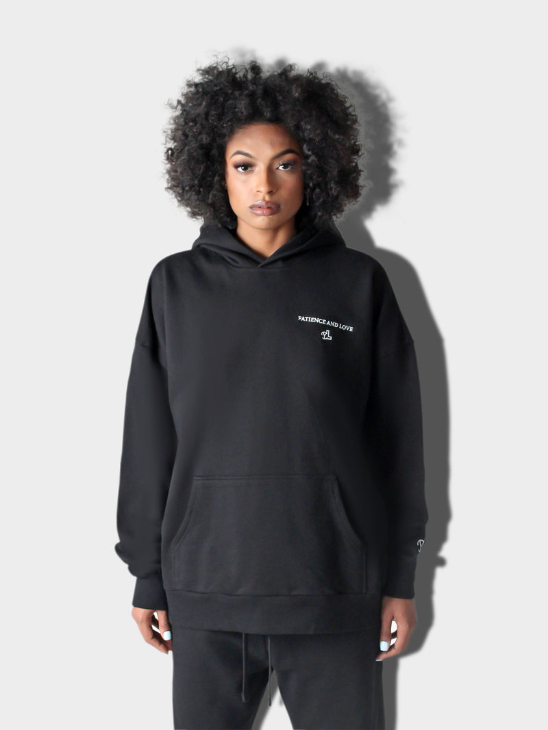 PATIENCE BLACK YVES HOODIE