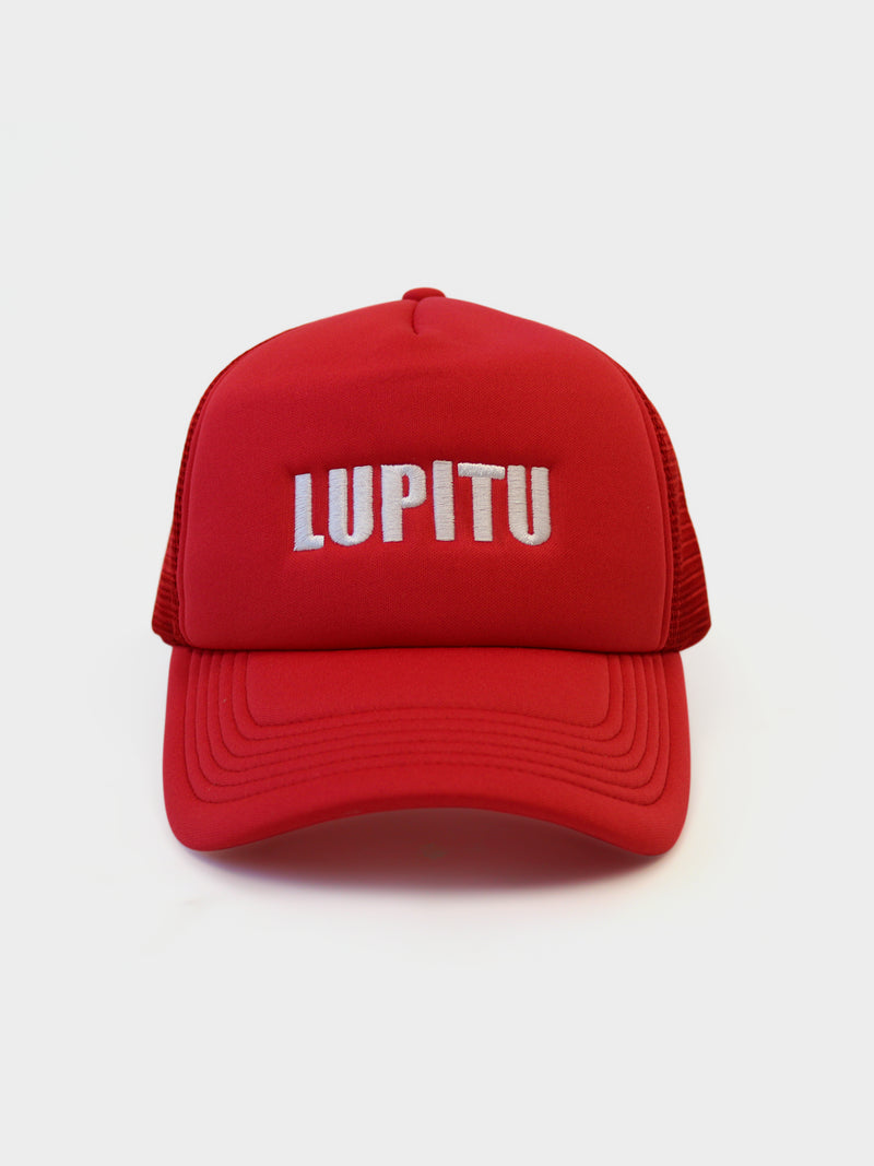 RED LUPITU TRUCKER CAP