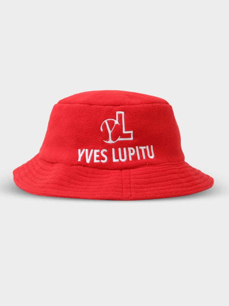 RED YL BUCKET HAT