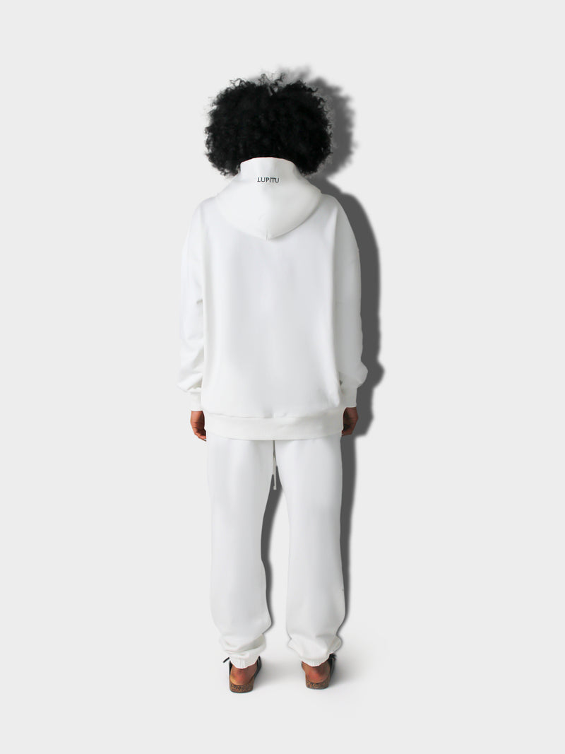 WHITE LUPITU HOODIE