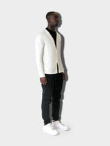 WHITE YL CARDIGAN