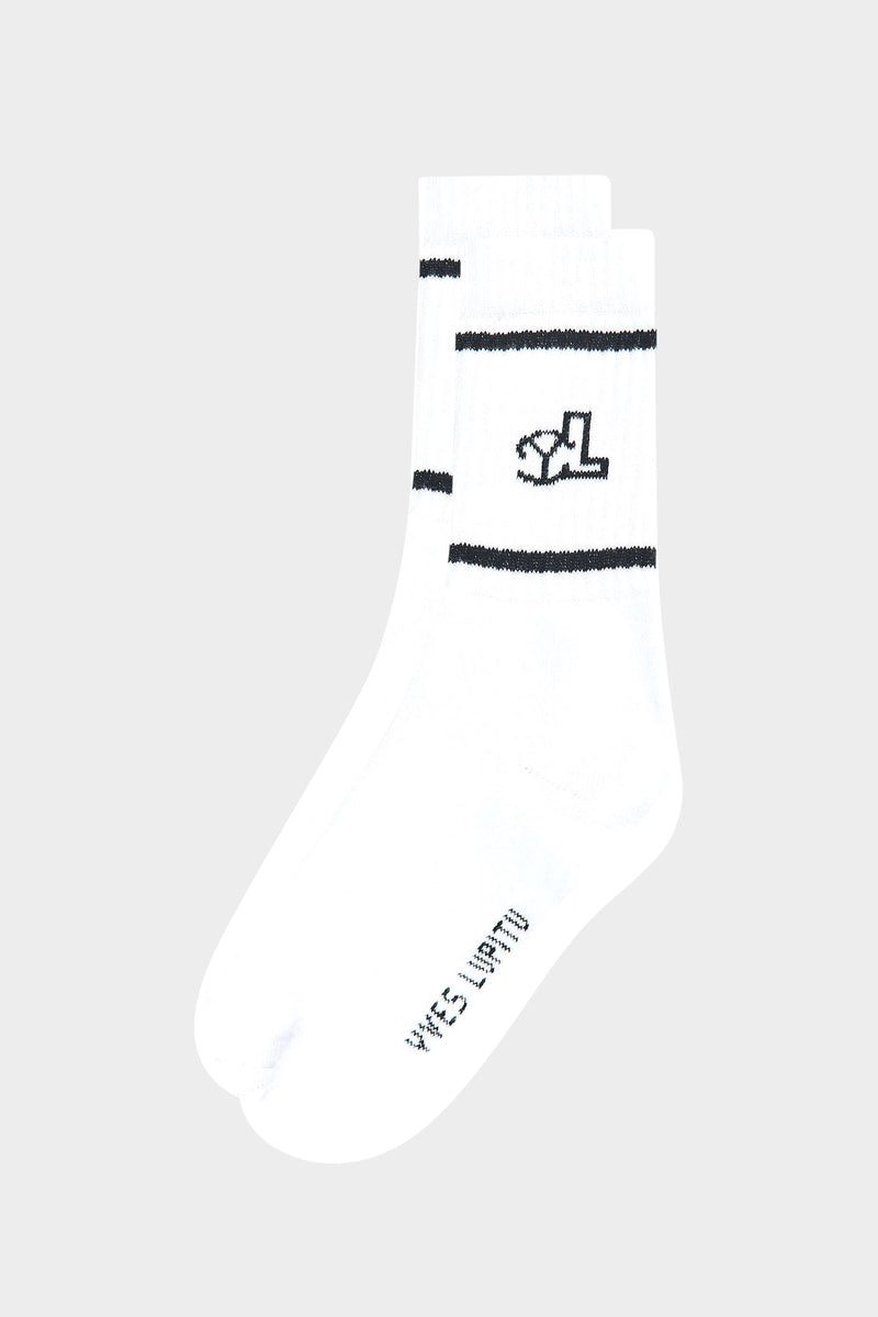 WHITE YL SOCKS