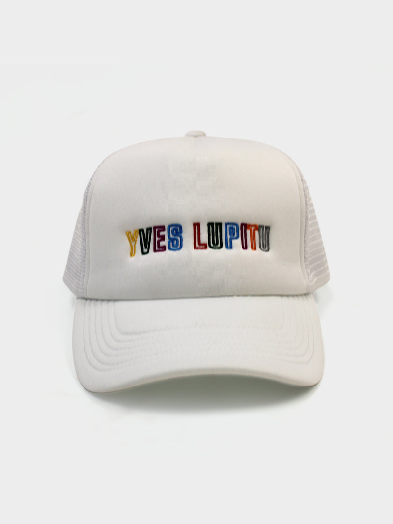 WHITE YVES TRUCKER CAP