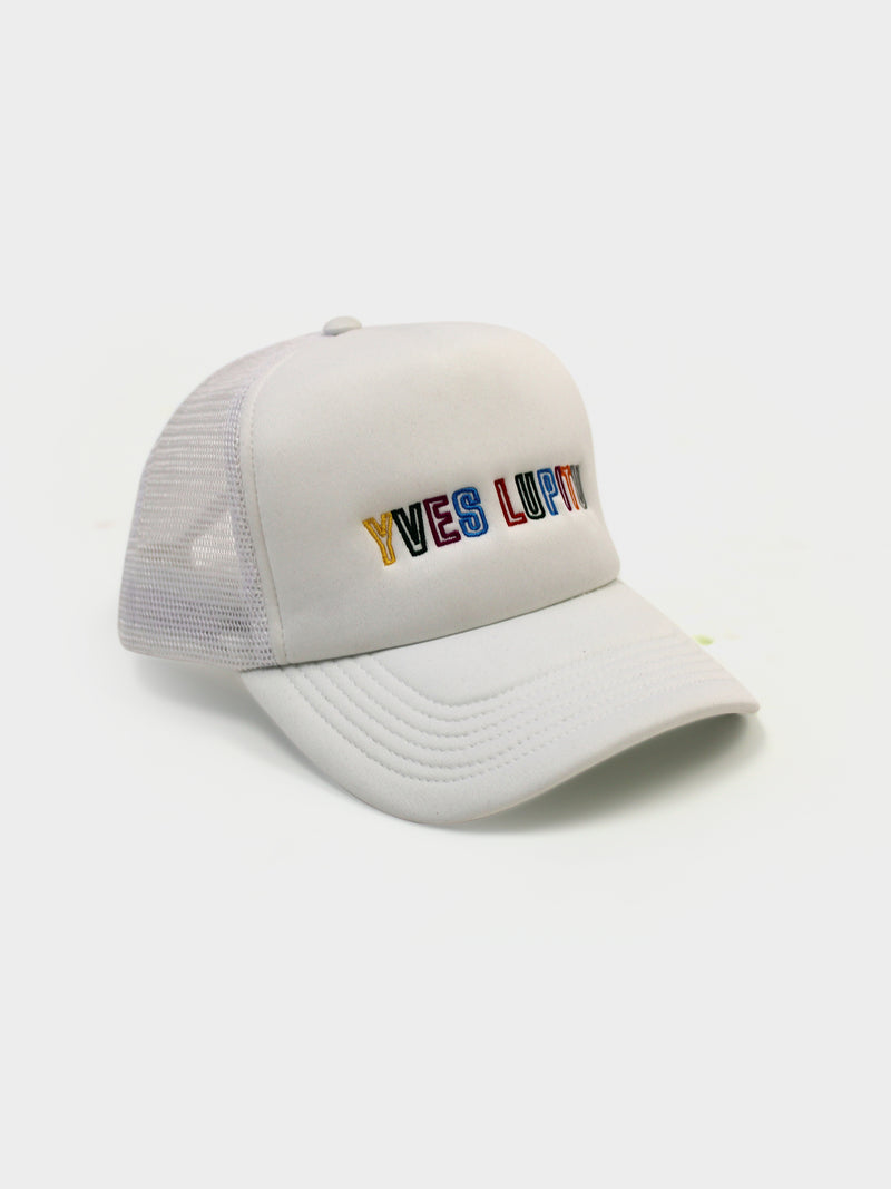 WHITE YVES TRUCKER CAP