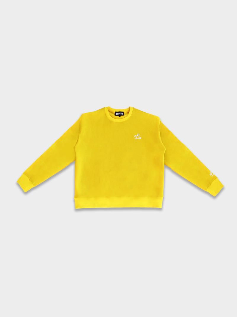 YELLOW YL LOGO SWEATER