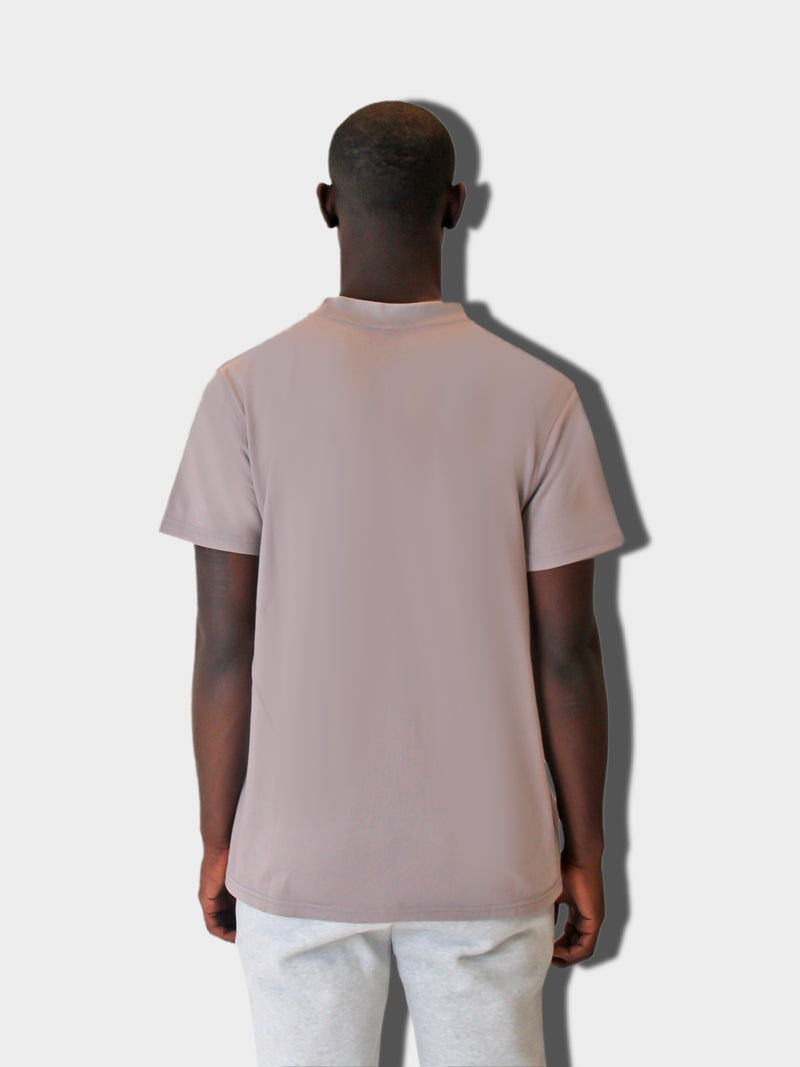 YL GREY BASIC TEE