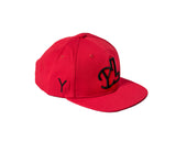 SNAP BACK CAP YL RED - YVES LUPITU