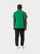 YVES LUPITU DEBOSSED GREEN TEE